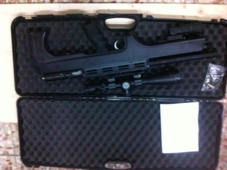 BUENO AMIGOS, por fin me llego mi regalo de papa noel , la ORION BULPUP.en calibre 5,5 , os dejo unas 00