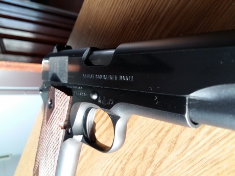 Vendo Colt Combat commander en 9 milimetros. le cambie todos los muelles por unos wolff de mejor calidad, 11