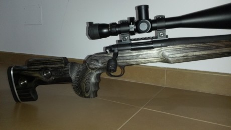Se vende un magnifico rifle y con una precision de menos de 1/2 moa a 100m.
El rifle se compone de accion 31
