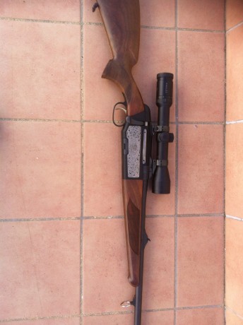 Vendo rifle de cerrojo Mannlicher luxus (de cañones intercambiables) en calibre 300wm. Bases apel y maletín 02
