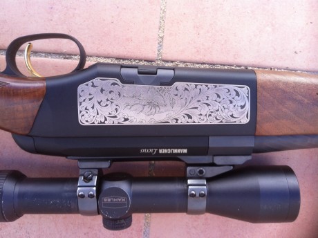 Vendo rifle de cerrojo Mannlicher luxus (de cañones intercambiables) en calibre 300wm. Bases apel. Con 12