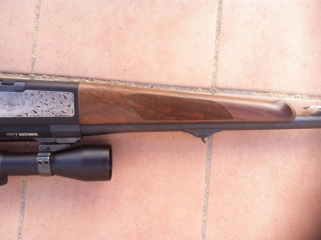 Vendo rifle de cerrojo Mannlicher luxus (de cañones intercambiables) en calibre 300wm. Bases apel. Con 10