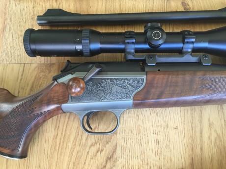 BLASER R93LUXUSESPAÑA
Blaser Luxus España , Cañon 243 , carrillera Montecarlo, pistolet de plata , bola 01