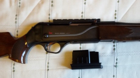 Vendo semiautomatico HK 2000 SLB LIGHT. Cal. 9.3x62. Con regleta picantinny larga y cargador extra. Solo 02