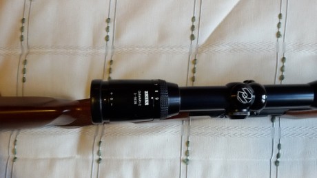 Vendo monotiro Thompson Center TCR 83 Aristocrat. Cal. 243 W. Cañón pesado microestriado de 46 cm. Rosca 111