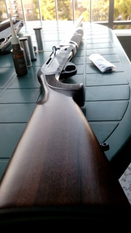Un amigo que NO ES CAZADOR , compro esta Benelli Bemonte II NUEVA , no ha salido de caza , la probo en 21