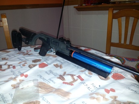 buenas tardes. 
Pongo en venta una carabina pcp rohm tm 200 en calibre 4.5mm.
Para tiro de iniciacion 00