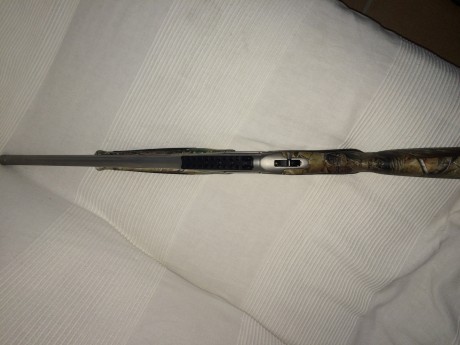 Vendo Bergara Apex Compac inoxidable y camuflaje con 2 Cañones uno 30.06 en inox A-416 con rosca y otro 00