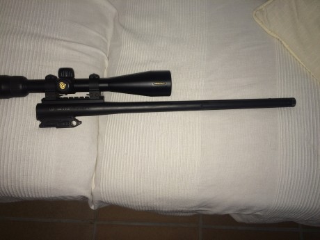 Vendo Bergara Apex Compac inoxidable y camuflaje con 2 Cañones uno 30.06 en inox A-416 con rosca y otro 12