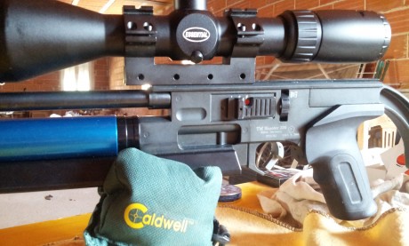 buenas tardes. 
Pongo en venta una carabina pcp rohm tm 200 en calibre 4.5mm.
Para tiro de iniciacion 61