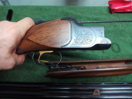 Hola, un familiar vende esta impresionante escopeta, el estado es perfecto e incluye, se adjunta funda, 10