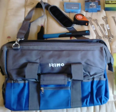 Vendo bolsa grande de herramientas marca IRIMO, martillo y alicates de alta calidad.. Todo nuevo a estrenar. 02