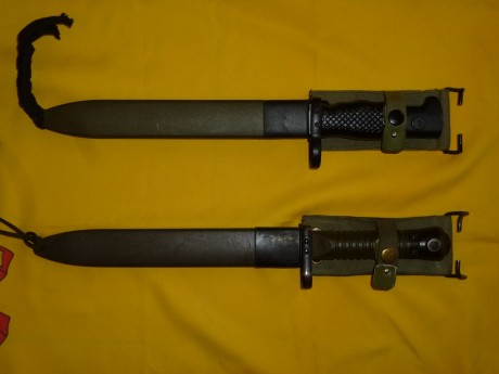 Hola!!
Pongo en venta  bayoneta del fusil español CETME mod C 
 La bayoneta del CETME mod C esta absolutamente 10