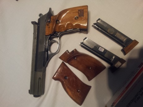 un amigo vende una pistola Astra Ts 22lr , tiene ya unos años pero dispara muy bien , ideal para iniciarse 00