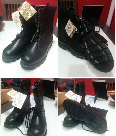 Se venden las siguientes botas, marcas Vidal e Iturri.

Botas de campaña Negras
Nº40 - 20€ un par
Nº43- 01