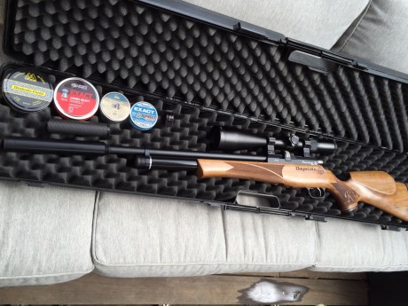 Se vende esta joia de la prestigiosa casa daystate modelo Huntsman Regal XL calibre 5,5. Es de un amigo 00