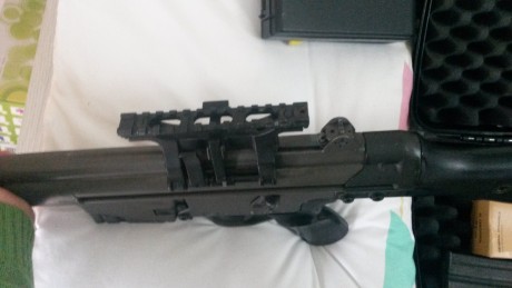 Vendo montura tipo Stanag de la marca UTG para el cetme. El motivo es que me gusta mas una montura baja. 00
