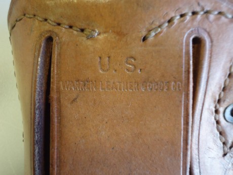 VENDO esta funda ORIGINAL del US Army para Colt 1911-A1 fabricada en la época WWII
A pesar de su antigüedad, 20