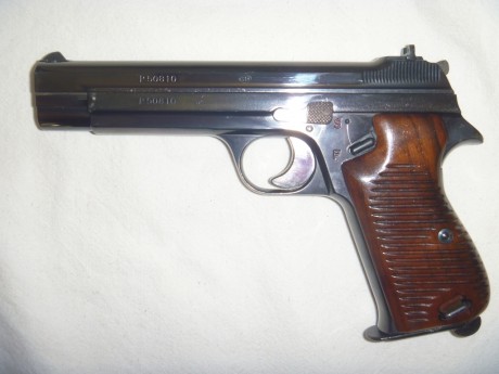  1451250822653674935352.jpg En venta autentica pistola Sig P210-1 del 9 con alza original y otra regulable, 00