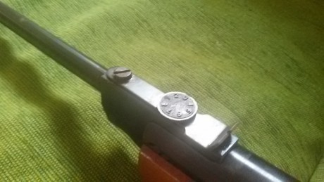 vendo escopeta de perdigones o plomillos de aire comprimido de la marca Flecha mod.14  ( cal. 4,5 ) original 12
