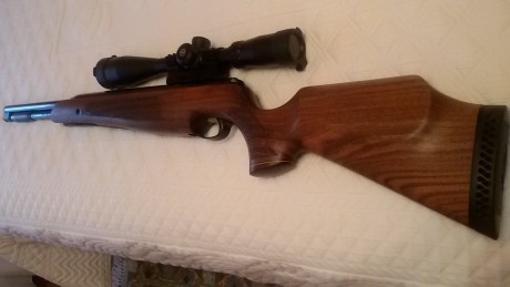 Vendo TX 200 Hunter  carbine nogal  en 4,5  estado 9, 9 sobre 10 precio  450 €+ envio  envío fotos por 00