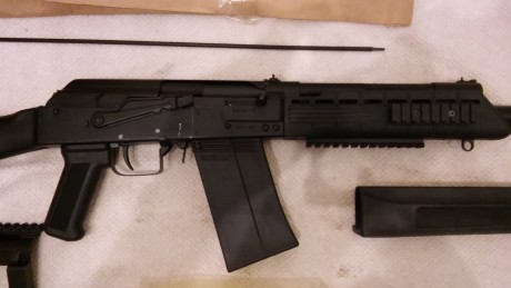 Con todo dolor he decidido vender mi Saiga 12, modelo 078 semi-automatica, con guardamanos TAPCO, bocacha 01
