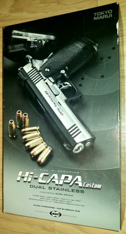MARUI HI-CAPA 4.3 OPS TACTICAL 45 DUAL STAINLESS﻿
Blow Back: Sí
Hop-Up: Sí
Peso: 850 gr
Longitud: 199 00