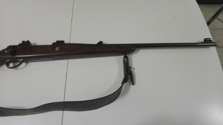 Vendo rifle sako de cerrojo customizado, con medias monturas apel originales. Calibre 300 H&H. Practicamente 00