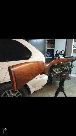 Rifle zoli con monturas y anillas originales de la misma marca, calibre 30-06, con pelo francés especial 02