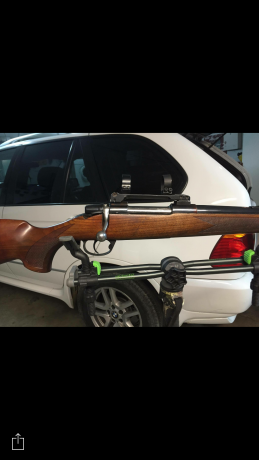 Rifle zoli con monturas y anillas originales de la misma marca, calibre 30-06, con pelo francés especial 01