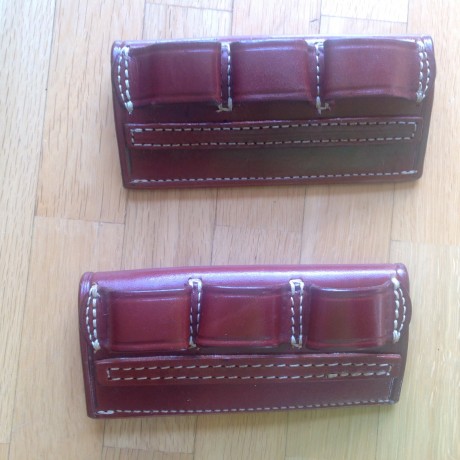 VENDIDO 2 Portacartuchos para Cowboy Action, son del calibre 12,  hechos a mano por la prestigiosa casa 01