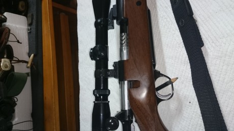 Hola a todos, ayer me fue imposible subir las fotos. Repito el rifle está en perfecto estado, solo se 00