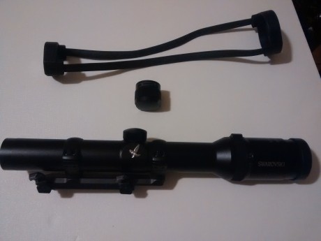 Hola, cambio de visor y para eso vendo este Swarowski Habicht 1.25-4 x 24 reticula iluminada circle-dot 02