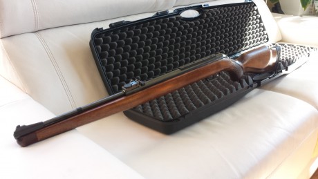 VENDIDA GRACIAS
Hola Vendo Carabina Gamo Stutzen de calibre 4.5, culata restaurada hace un año, mecánica 00
