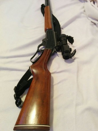 Buenos dias:
Se vende marlin de palanca calibre 444. Cañon microestriado. Maderas y pavon en buen estado. 01