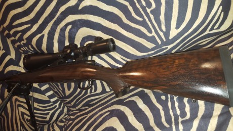 Pongo a la venta expectacular rifle Remington seven cal. 300wsm con las maderas de nogal turco personalizadas 20
