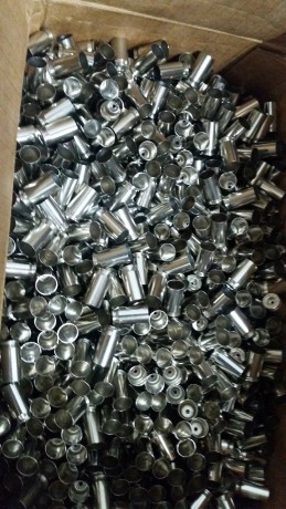 vendo vainas del calibre 45 auto nuevas a estrenar desempistonadas  y niqueladas ( blancas) marca REMINGTON 00