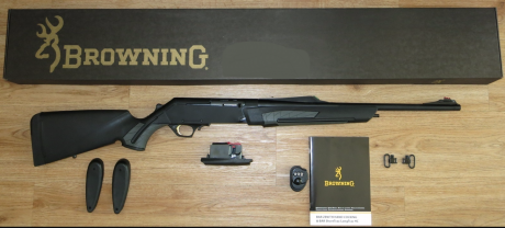 Vendo rifle Browning long track composite hc calibre 30-06 con monturas desmontables Leupold QR y visor 10