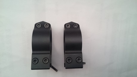 Vendo anillas Warne desmontables.
Tubo de 30mm
Altura 9mm (Medias)
85€ Puestas en casa 00