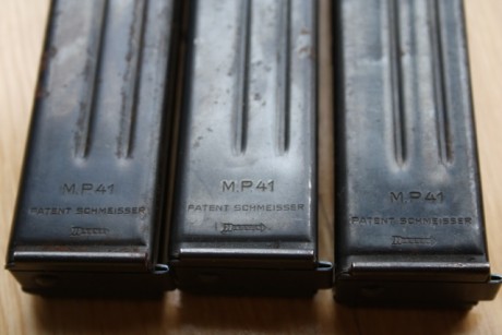 Hola buenas tardes a todos.
Recientemente he adquirido un su fusil Shmeisser MP41 del calibre 9mm está 100