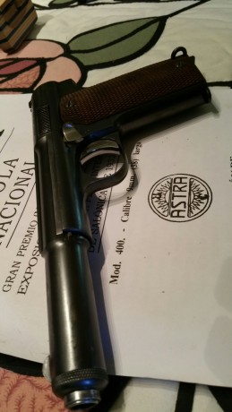 Hola Compañeros.
YA QUE ES LA ULTIMA PISTOLA QUE ME QUEDA REBAJO A 580€.
Es para vender el armero. 
Por 02