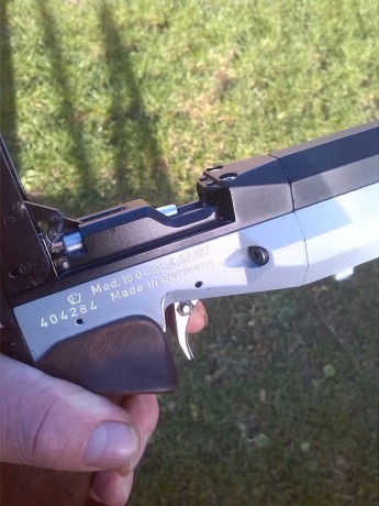 vendo  FEINWERKBAU MODELO   100   DEL 4,5

EN PERFECTO ESTADO Y PRECISION BRUTAL    

400 EUROS CON MALETIN 12