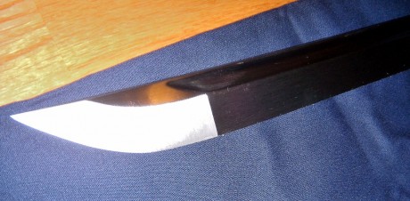 Katana Cold Steel Warrior con hoja de acero al carbono 1055 con BoHi (acanaladura). Totalmente funcional, 11