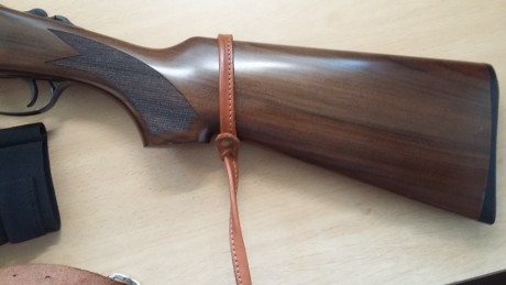 Vendo escopeta Lamber superpuesta, creo es el modelo 272, corta de cañones 47 cm. y menos de un metro 50