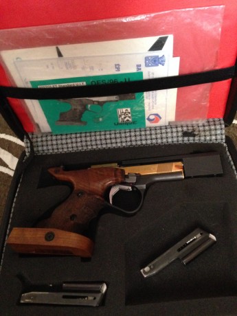 Vendo Unique DES 96-U, ultimo modelo con corredera dorada. Calibre 22
Excelente calidad y precision,El 01