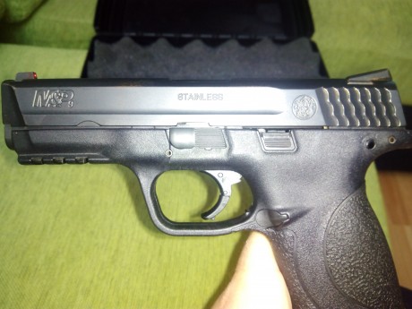 Vendo preciosa pistola smith&wesson mp9, esta como nueva, muy pocos disparos. Súper cómoda de empuñar, 00