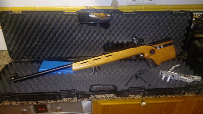 vendo carabina anschutz1913 supermacht en perfectisimo estado con diopter basculante , tunel regulable,tope 01