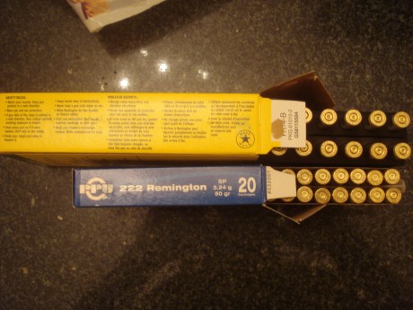Vendo un lote de vainas del calibre .222R compuesto por: 540 PPU, 150 Norma, 120 Remington y 68 Sako, 02