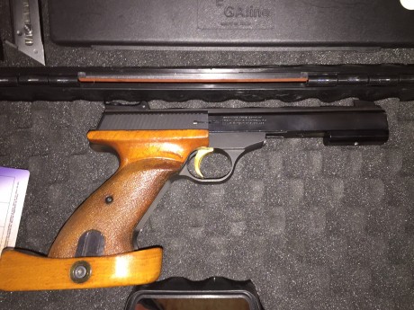 Vendo FN INTERNACIONAL 2 calibre 22, con 2 cargadores 10 balas, contrapeso delantero para equilibrarla 00