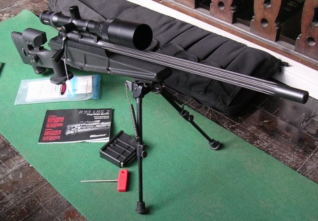 Pues que vendo conjunto de rifle blaser SLR2 en calibre 300wm con cañón ( jagmatch )acanalado de 26" 02
